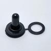 Interruptor de palanca de 12 mm de diámetro (interruptor basculante) Tapa impermeable WPC-05 Funda de goma impermeable Interruptor de cabezal vibratorio Cubierta antipolvo