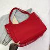 2025 Nueva Bolsa Casual de Verano para Mujer Estilo Coreano Bolsa para Estudiante para Traslado Bolsa de Hombro de Gran Capacidad Estilo Occidental Bolsa Escolar Bolso de Mano