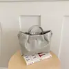 Bolso de Hombro Tejido de Moda Europeo y Americano 2026 Verano Nuevo Casual Gran Capacidad para Viajes Cotidianos Versátil Elegante Versión Coreana para Mujer