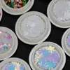 12 Lantejoulas de Floco de Neve Ultrafinas Natal Outono e Inverno Natal Ano Novo DIY Decorativo Lantejoulas com Glitter de Areia Movediça Lantejoulas para Nail Art de Natal