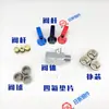 Válvula de Bola Electroplateada Pulida Arenada de 1/4 de Pulgada con Roscas Internas y Externas, Válvula de Agua Hexagonal de Latón, Válvula de Bola de Cobre de Paso Recto
