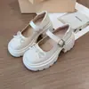 Zapatos Mary Jane de estilo universitario con lazo, plataforma gruesa, que aumentan la altura, nuevos zapatos de cuero JK de verano estilo británico, mocasines de charol