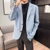 Traje casual de alta gama para hombre, abrigo moderno estilo coreano, nuevo top guapo para hombre de otoño
