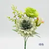 Flores de Seda Sintética Decoración de Boda Materiales Florales Flores Artificiales Venta Caliente Transfronteriza Dalia de Primavera Ramo de Rosas Flores Decoración del Hogar Arte Floral
