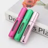 Botella Rellenable de Perfume de 8 ml con Spray Directo en la Base, Botella Vacía para Muestras Cosméticas, Botella de Spray Portátil de Piel de Cordero