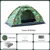 Barraca ao ar livre para 2 pessoas acampamento equipamento espessado portátil automática pop-up para 3-4 pessoas acampamento ao ar livre à prova de chuva proteção solar de praia