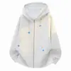 Moletom com capuz bordado pesado estilo rua retrô americano transfronteiriço para homens, corte solto, estilo casual versátil para o outono