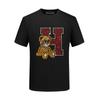 Camiseta de Manga Corta para Hombre de Verano 2026, con Pedrería, Corte Holgado, Estilo Pareja, Top de Marca Ins Trendy