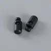 Fivela de mola plástica de furo duplo para jaqueta de tempestade, fecho de cordão cilíndrico para mochila, fivela de ajuste elástico tipo nariz de porco para vestuário esportivo