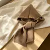 Conjunto de bufanda y gorro de punto para niños, cálido y a prueba de viento, con protección para las orejas, adecuado para otoño e invierno, diseñado para niñas y bebés