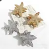 Pinzas para el cabello europeas y americanas, Pinzas de tiburón de alta gama transfronterizas, Pinzas para el cabello de estrella de mar estilo oceánico, Accesorios de moda para recogidos en la parte posterior de la cabeza, Venta al por mayor