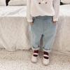 Jeans Holgados para Niños y Niñas Pantalones Infantiles Estilo Nuevo Primavera y Otoño 2025 Pantalones Casuales para Niños Pequeños y Medianos