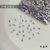 1*2*3t diamantes cúbicos de zirconia para decoración de uñas, pedrería de uñas, decoraciones de uñas DIY modernas y deslumbrantes, pedrería de base plana para manicura, accesorios para uñas