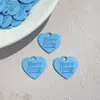 Pintura horneada color amor etiqueta de texto inglés dopamina hombres y mujeres pueden diy colgante joyería accesorios de aleación al por mayor