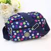 Bolsa de pano de flores Nova bolsa crossbody feminina Pano Oxford Bolsa de mãe de meia-idade e idosa Bolsa Bolsa de ombro multicamadas Bolsa de lona