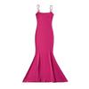 Estilo Hong Kong 2023 Primavera e Verão Novo Chique Boca Reta Sexy Cauda de Peixe Saia Feminina Cintura Apertada Quadril Menina Quente Vestido