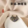 Kit de Materiales para Manualidades de Brocado Ruyi Lock Song Estilo Nuevo, Kit de Materiales para Colgante de Calabaza, Accesorio de Broche Estilo Chino con Base de Doble Cara