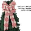 2026 Decoración Navideña de Producto Nuevo Transfronteriza Lazo Rojo Grande Adorno para Árbol de Navidad para Decoración de Centro Comercial y Hotel