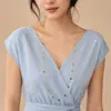 Collar de lentejuelas geométricas para mujer, joyería transfronteriza europea y americana, personalizado, sencillo, collar largo de múltiples obleas, cadena de suéter