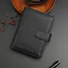 Cartera de Moda Retro para Hombre con Cierre de Hebilla, Múltiples Ranuras para Tarjetas, Gran Capacidad, Portatarjetas Bancarias, Estuche para Licencia de Conducir y Tarjeta de Identificación