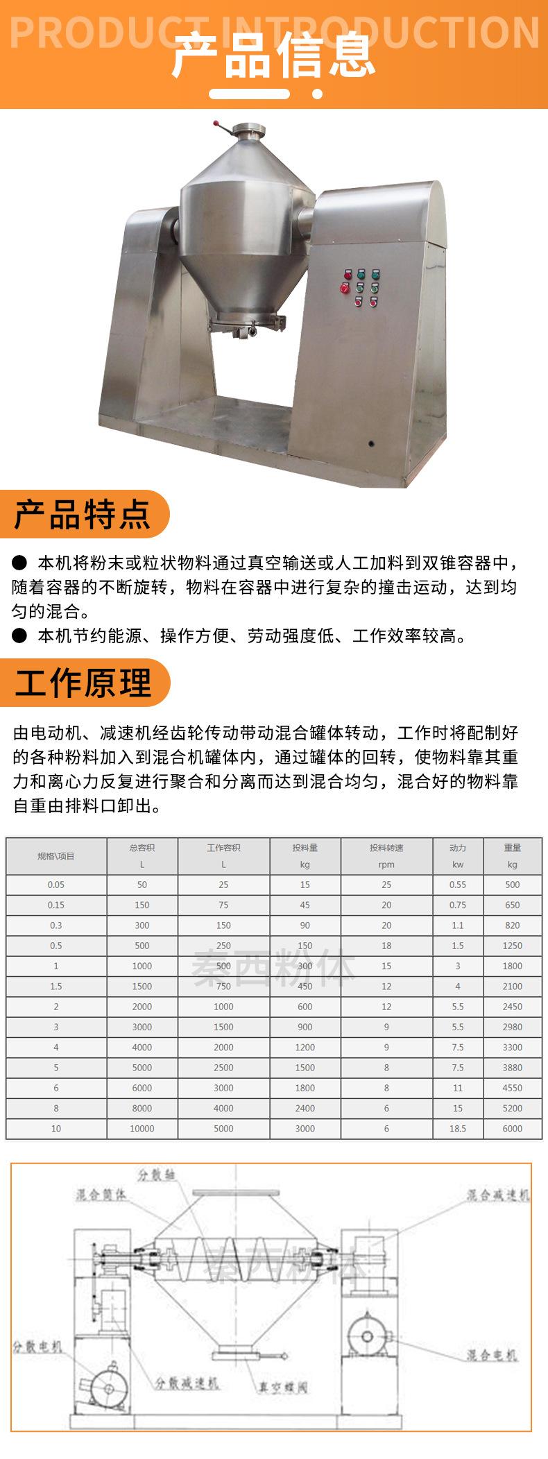 双锥混合机