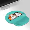 G07 Alfombrilla de Ratón para Muñeca Reposamanos para Teclado Espuma de Memoria Laptop Teclado Engrosado Oficina Reposamanos Antideslizante