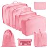 Conjunto de Armazenamento de Viagem com Compartimentos para Organização Fácil, Conjunto Multifuncional de Sete Peças para Organização Doméstica e Armazenamento Portátil