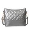 Bolso bandolera de hombro bajo el brazo con textura de alta calidad, popular, otoño e invierno 2023, con rombos de moda, bolso de mujer