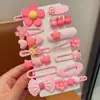 Presilhas de Cabelo Fetal de Bebê Fofas Cuidadosamente Selecionadas, Presilhas de Cabelo de Bebê Que Não Machucam o Cabelo, Acessórios de Cabelo para Crianças, Presilhas de Cabelo Laterais para Meninas