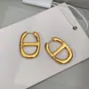 Aretes Personalizados Huecos para Nariz para Mujer, Simples y de Moda, Nuevos Aretes Geométricos Creativos y Modernos, Populares en Línea