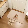 Felpudo de Alfombra para Puerta de Entrada para Uso en el Hogar, Imitación Lino con Base de Goma, Felpudo Antideslizante, Felpudo Resistente a Manchas, Alfombra Anti-Sisal al por Mayor