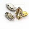 Taladro de Borde Ojo de Caballo Hebilla de Cristal de Vidrio Taladro de Garra Taladro Cosido a Mano Diy Accesorios para el Cabello Bolso de Zapato Accesorios para la Ropa Taladro Joyería Taladro de Agarre Pasta de Taladro
