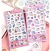 Auténticas Pegatinas Divertidas Sanrio con Relieve 3D, Pegatinas de Diamantes Acrílicos, Pegatinas Decorativas Hechas a Mano para Niños, Hermosas