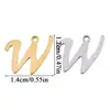 Accesorios de Joyería DIY de Acero Inoxidable de Venta Caliente Transfronteriza, Colgantes de Letras Inglesas Grandes que Conservan el Color, Dijes Decorativos para Pulsera y Collar