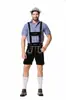 Nuevos Overoles Cuadros para Padres e Hijos de Amazon, Ropa de Oktoberfest de Múnich, Tirantes de Bar