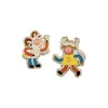 Aleación de Zinc Personaje de Anime Japonés Dibujos Animados Insignias Hechas a Medida Esmalte de Imitación Personaje Pines y Broches Metálicos Fabricante
