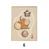 Pintura decorativa de restaurante estilo crema Caqui Ruyi Pintura de pared de fondo para sofá de sala de estar Buen augurio Pintura para colocar junto a la cama del dormitorio