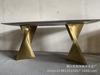 Suporte para Perna de Mesa de Mármore Perna Laje de Rocha Perna de Mesa Aço Inoxidável Pé de Titânio Titânio Preto Espelhado Hotel Sala de Estar Estilo Luxo Leve