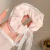 Goma para el Cabello Dulce y Versátil para Niñas, Estilo Coreano, Estilo Perezoso, Tamaño Extra Grande, Adecuada para Cabello Grueso, Banda Elástica de Alta Elasticidad para Peinados de Moño