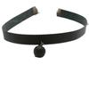 Collar de perlas con cinta clásico estilo coreano superventas collar elegante simple satén blanco y negro perla collar corto venta al por mayor