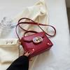 Bolso Bandolera Versátil Elegante Moderno Hombro Portátil Bolso Cuadrado Pequeño Sensación Bolso Pequeño 2022 Nuevo Estilo Bolso