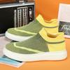 Meias Transfronteiriças de Verão 2025 Casal Feiwei Tamanho Grande Sapatos Casuais Esportivos Tendência da Moda Tênis de Corrida Estilo Coreano Sapatos da Moda
