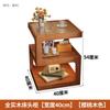 Mesa de Noche de Madera Maciza Estilo Tronco Mesa de Noche Creativa Gabinete de Almacenamiento Moderno Simple para Apartamento Pequeño Estante de Almacenamiento para Noche de Dormitorio