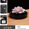 Adorno de Flor de Porcelana Peonía Pintada a Mano Cerámica Estilo Chino Escritorio Hecho a Mano Decoración del Hogar Difusor de Aroma Fragancia Caja de Regalo Festival Qixi