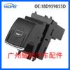 18D959855D es adecuado para el regulador de vidrio Volkswagen Lavida 2013-2017, interruptor de ventana eléctrico de un solo interruptor.