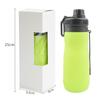 Botella de Agua Plegable Portátil para Viajes al Aire Libre de Silicona de Grado Alimenticio del Fabricante, Personalización de Logo, Personalización de Regalo