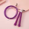 Cuerda de Saltar Rápida con Cable de Acero Recubierto de Goma Multicolor para Fitness en Casa en Interiores, Entrenamiento Físico Estudiantil y Entrenamiento Físico Profesional
