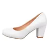 Sapatos femininos de salto alto plataforma para primavera e outono, tamanhos pequenos 31/32/33, tamanhos grandes 40-43/44/45/46/47, estoque de comércio exterior