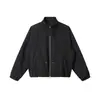 Chaqueta retro americana ORIGTEEN para hombre, abrigo de marca de moda de otoño, holgado, con cuello alto, top estiloso de alta costura JK8027