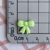Mini Accesorios de Resina de Pajarita Pequeña Monocromática, Materiales para Pendientes, Arte de Uñas, Llaveros y Pasadores de Pelo